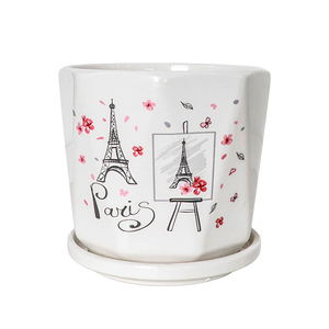 Vente en gros de pots en terre cuite nordiques à fleurs, petits pots en céramique pour plantes d'<span class=keywords><strong>intérieur</strong></span> et de jardin - Product Image 2