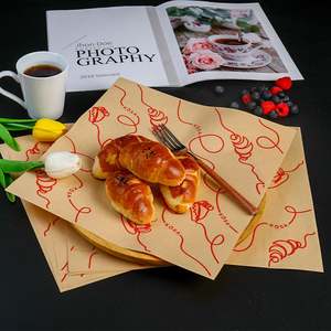 Food Grade Eco-Friendly Greaseproof PE Coated <b>Paper</b> Pads for French Fries Fried Chicken Hamburgers Bread Cake Baking Commercial - Product Image 6