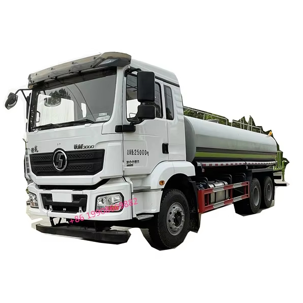 Shaanqi New M3000 6x4 Water Tank Truck Watering Cart Bowser Sprinkler Truck