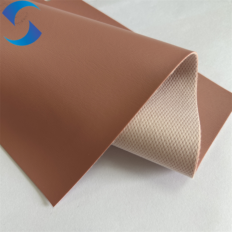 Waterproof PVC Faux Leather Fabric Synthetic Leather for Sofa & Car Seat Stretched Fabric for Bags & Furniture Use