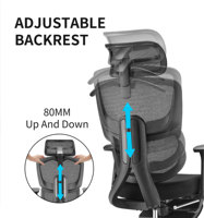 Fauteuil de bureau ergonomique de massage en gros avec repose-pieds, chaise de direction en maille à dossier haut, Sedia Da Ufficio