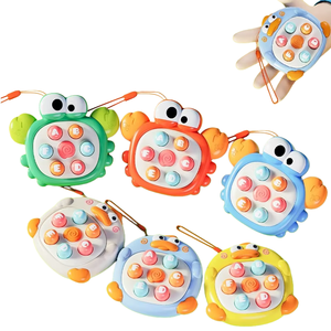 Jouet anti-stress en forme de palmier, de canard mignon et de marmotte, pour enfants de 5 à 7 ans, puzzle éducatif, <span class=keywords><strong>mini</strong></span> porte-clés à pression, en plastique - Product Image 1