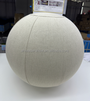 Housse de ballon de Pilates écologique et lavable avec poignée pour exercices de Pilates assis
