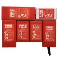 Couverture anti-feu en fibre de verre imprimée avec motif personnalisé, résistance à la chaleur 550°C, résistante aux produits chimiques, à l'eau et à l'huile, isolation