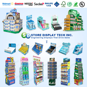 Custom Pop <strong>Food</strong> Cardboard Floor Display <strong>Retail</strong> Store Product Sweet Paper Display Racks Candy Corrugated Cardboard Display <strong>Stand</strong> - Product Image 5