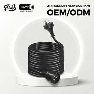 Cable de Extensión de Corriente para Interiores de 3 Puntas, con Certificación SAA, <span class=keywords><strong>Precio</strong></span> de Mayoreo Directo de Fábrica Linsheng - Product Image 1