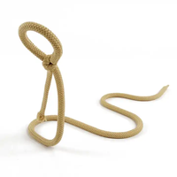 Étagère créative pour décoration de table, cordes suspendues, porte-bouteilles de vin, support en forme de serpent, support de bar, présentoir de bouteilles de vin en corde
