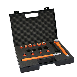 Jeu de douilles isolées 3/8 \ "1000V 12 pièces avec fonction carrée Support OEM personnalisable - Product Image 1