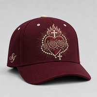 Cappello Snapback con Visiera Curva, Stampa Personalizzata, 5 Pannelli, Stile Trucker, Frontale in Schiuma, Rete Traspirante, Streetwear Urbano West Coast Gothic Chicano, Vendita all'Ingrosso