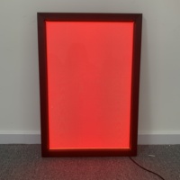 Cadre LED RGB blanc pour affiche de film A1 A2 A3 24x36 24x48, profil en aluminium, cadre à clipser LED, boîte à lumière LED pour affiche