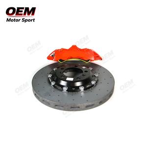 Kit de freinage complet en céramique carbone - Ensemble d'étriers rouges GT6 et GT4 avec rotors haute performance pour Audi Q8/R8/S3/S4/RS4 - Product Image 6