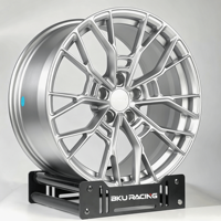 Jantes forgées Bku 5x112 19 20 21 pouces, jantes en alliage concaves personnalisées pour Mercedes Benz W221 W222 W223 S63 S65 Cls63 Sl63