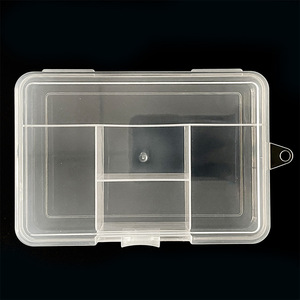 Caixa Organizadora Plástica Pequena de 5 Compartimentos 14.3*9*3.1 cm para Miçangas, Arte em Unhas, Joias, Ferragens e Pedras - Product Image 5