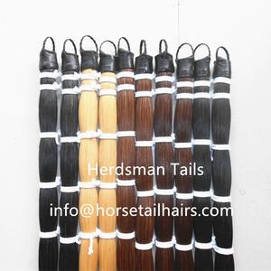 Emballage en carton Casquette en cuir Boucle de tresse de <span class=keywords><strong>cheval</strong></span> Type de queue de <span class=keywords><strong>cheval</strong></span> Kératine 30-36 "Extensions de queue de crin à vendre - Product Image 1