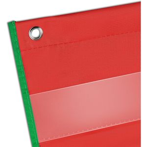 Tablero de bolsillo con 10 bolsillos, tablero de pared de plástico transparente para colgar en la pared, tablero para el aula, para la vuelta al cole, exhibición de aprendizaje - Product Image 3