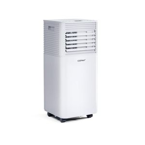 เครื่องปรับอากาศแบบพกพาสีขาว 8000 BTU (ASHRAE) ระบบทำความเย็นอย่างเดียว 3 in 1 พร้อมฟังก์ชั่นลดความชื้นและพัดลม สำหรับบ้านหรือสำนักงาน ครอบคลุมพื้นที่สูงสุด 230 ตร.ฟุต ฟุต - Product Image 2