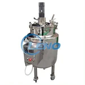 Ketel uap elektrik cair, mixer pemanas stainless steel dengan agitator