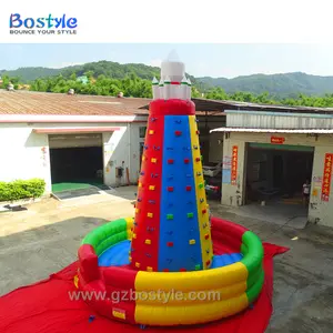 High Quality Hop Jumping Climb Inflatable Big Climbing Wall Sport Game Inflatable Climbing Game For Sale
