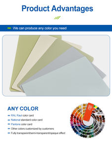 แผ่น FRP GRP สำหรับตกแต่งผนังผิวเรียบแผ่นเคลือบด้วยเจลลายกรวดวัสดุไฟเบอร์กลาส - Product Image 4