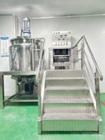 Machine de fabrication de shampoing 500L, homogénéisateur à cisaillement élevé, mélangeur de détergent, réservoir de mélange de liquides, cuve de mélange, machine de mélange cosmétique