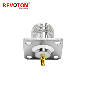 L16 <span class=keywords><strong>n</strong></span> סוג נקבה ג 'ק 4-חור פלאנג' מחבר שקע ריתוך ריתוך לוח שלדת משלוח מהיר מחברים Rf מחברים - Product Image 4