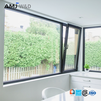 Ventana Abatible y Giratoria de Aluminio con Aislamiento Térmico de Alto Rendimiento, Certificada por CSA y NFRC, para Climas Fríos Residenciales