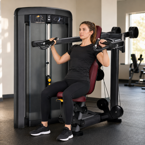Machine de musculation commerciale à pression d'épaule avec pile de poids à broches pour la musculation, équipement de fitness pour fabricants de salles de sport professionnelles - Product Image 5