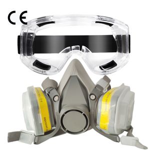 Masker Keselamatan dapat digunakan kembali, masker Gas setengah pekerjaan kayu dengan Respirator - Product Image 4