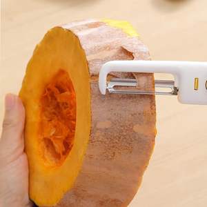 Nuevo Diseño de Moda OEM, Pelador de Frutas 2 en 1, Raspador de Melón, Rallador Multifuncional de Acero Inoxidable para Cocina con PP - Product Image 3