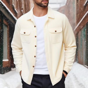 Customized Hooded <b>Quilted</b> Pilot Jacket with Badge Front Logo Winter Casual Long Sleeve <b>Single</b> Button Closure Unisex 100% Nylon - Product Image 2