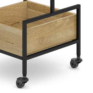 DB Hobbs Chariot de rangement naturel 16 \ "-Chariot de bar - Product Image 5