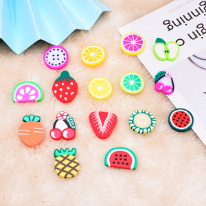 Tranches de fruits en pâte polymère, accessoires de bijoux DIY, fournitures d'artisanat en résine époxy pour la fabrication d'ornements - Product Image 2