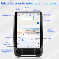 Autoradio Android ZWNAV 14,4'' pour Ford Raptor F150 2015-2019, multimédia automobile sans fil, Carplay, TV, MP3, stéréo avec caméra de recul et synchronisation