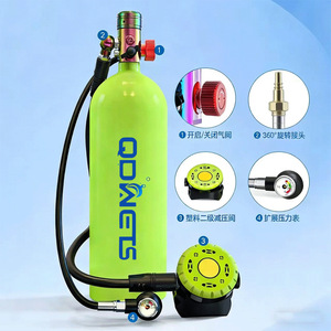 Diving Oxygen Cylinder 1.5L Portable Underwater Breathing Apparatus For Snorkeling And Deep Sea Diving - Product Image 3