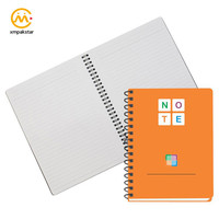 Carnet de notes d'agenda de journaux en papier kraft à couverture rigide personnalisé avec logo personnalisé
