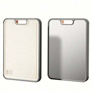 Tabla de Cortar de Titanio Puro de Alta Calidad con Doble Cara de Paja de Trigo PP, 26.5x38.3cm, 1.4cm de Grosor, Resistente a los Arañazos, Higiénica y Duradera - Product Image 5