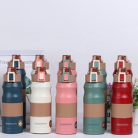 Marche militaire entraînement militaire ventilateur isolation Pot extérieur grande capacité pratique 304 acier inoxydable sport tasse à eau