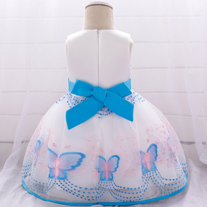 Nouvelle robe de demoiselle d'honneur pour enfants, innovante, avec volants, dentelle et nœud, motifs princesse - Product Image 2