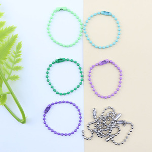 Llavero de Bolas Metálicas de Colores, Accesorios de Joyería DIY para Regalos de Fiesta y Eventos de Dinghong - Product Image 5