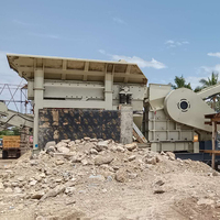 Planta Móvil de Trituración VSI Tipo Oruga, Trituradora de Piedra Móvil de 300tph para Minería de Agregados y Piedra Caliza