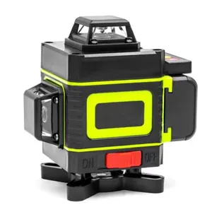 Hilda 4D 360 Nível Do Laser Cruz Nível Laser Preciso New Design Amarelo de Nível A Laser