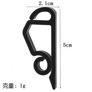 Clip <span class=keywords><strong>de</strong></span> fixation pour guirlande lumineuse <span class=keywords><strong>de</strong></span> Noël <span class=keywords><strong>extérieur</strong></span>, en plastique, étanche, noir - Product Image 2