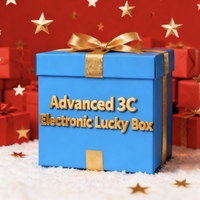 Boîte mystère surprise de Noël 3C 100% surprise avec tablette, ordinateur portable, smartphone, électronique aléatoire, cadeau de fête