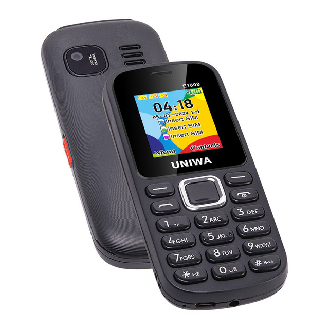 UNIWA E1808 Feature Phone with Keypad for Mobile Use