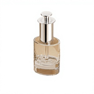 30ml Transparent Silk Screen Printed Glass Pressure Rotary <b>Dropper</b> <b>Bottle</b> Skin Care Serum Essential Oil Perfume HSY-260513 1cm/ - Product Image 4