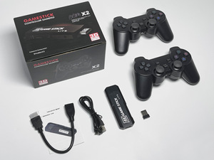 เกม X2แบบย้อนยุคจอ4K HD <span class=keywords><strong>2</strong></span>.4G ตัวควบคุมไร้สายเกมสำหรับครอบครัวคอนโซลวิดีโอเกม - Product Image 4