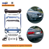 Nouveau kit carrosserie GUGO M Tech E92 LCI pour BMW Série 3 Coupé 2010-2013 – Pare-chocs avant/arrière et jupes latérales – Résistant à la corrosion UV, fixation par vis
