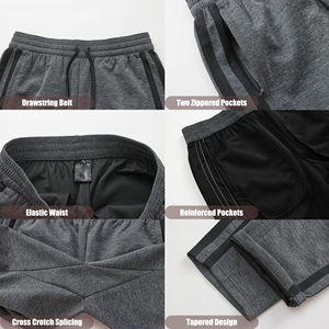 <span class=keywords><strong>Pantaloni</strong></span> Sportivi Casual da <span class=keywords><strong>Uomo</strong></span> di Alta Qualità con Tasche con Zip e Strisce <span class=keywords><strong>Laterali</strong></span>, Joggers per <span class=keywords><strong>Uomo</strong></span> - Product Image 3