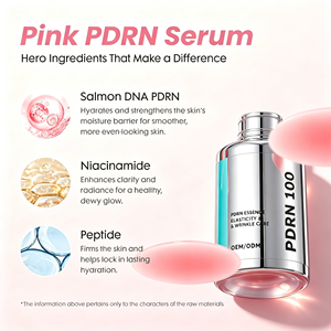 เซรั่มบำรุงผิวหน้า OEM แบรนด์ส่วนตัว สูตร PDRN 100 เอสเซนส์ ลดเลือนริ้วรอย เพิ่มความยืดหยุ่น บรรจุภัณฑ์แบบกำหนดเองได้ - Product Image 4