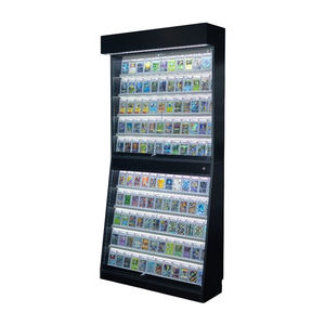 Espositore per carte sportive graduato con chiusura a chiave collezionista di carte collezionabili da parete espositore - Product Image 3